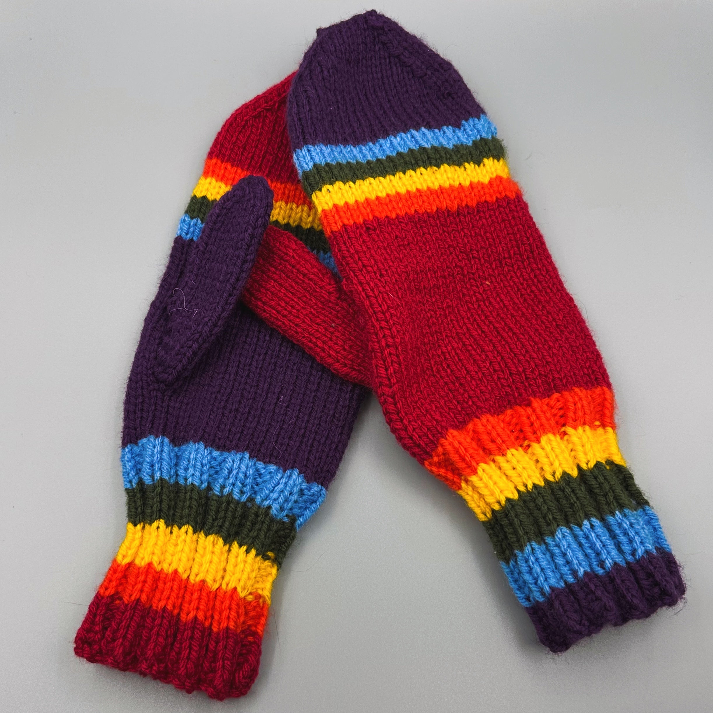 Adult Hand Knit Mittens - Greenbriar Market + Refillery