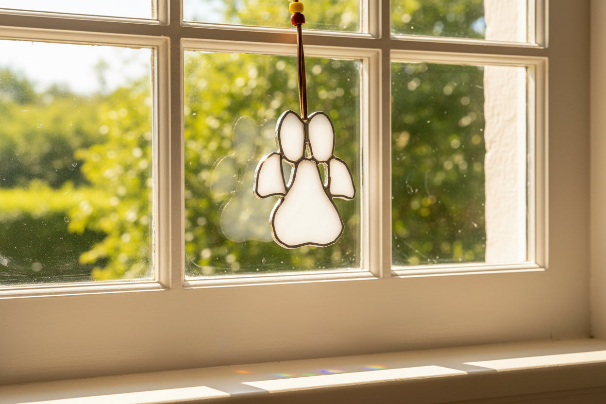 Stained Glass | Paw Print - Greenbriar Market + Refillery