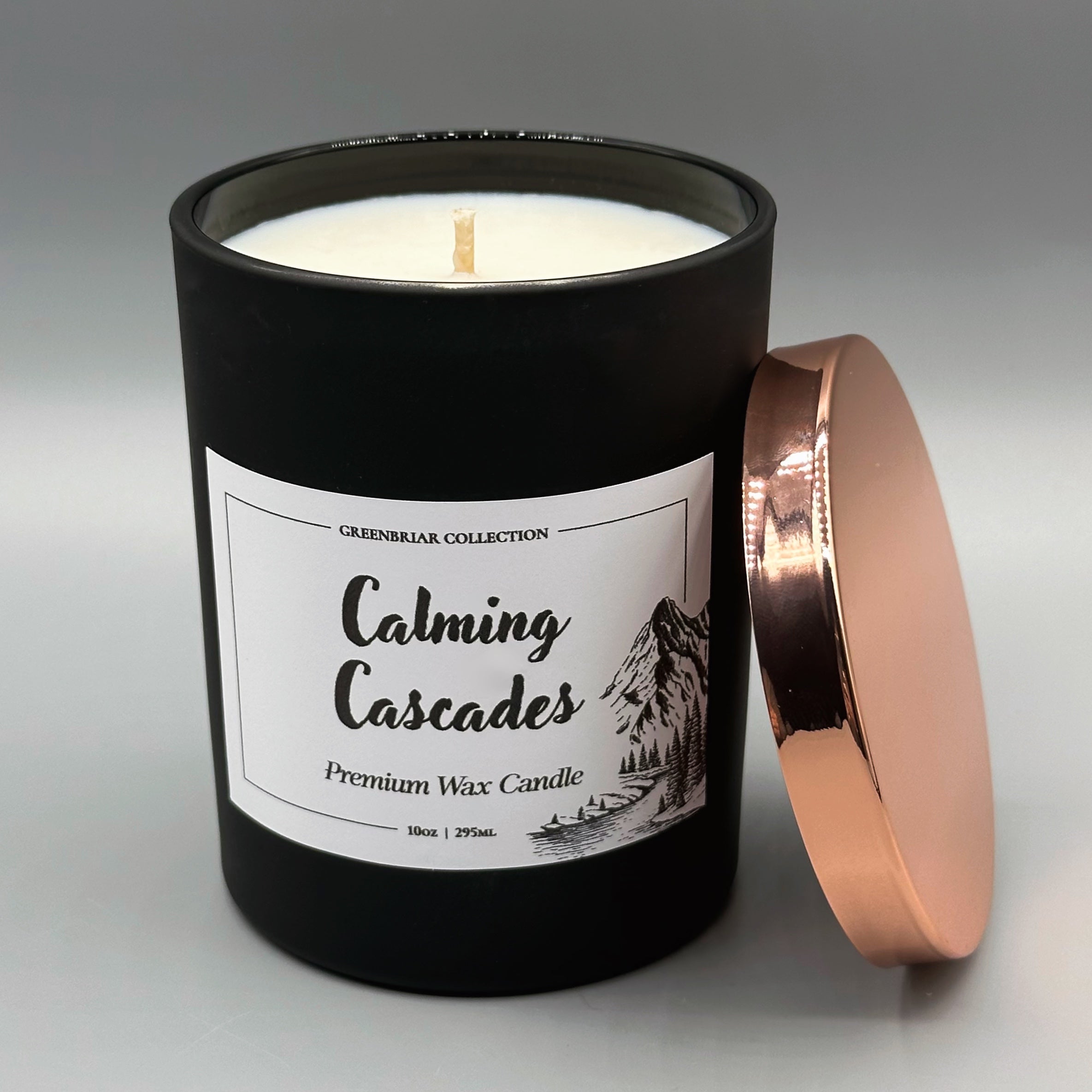 Premium Wax Candle | Calming Cascades - Greenbriar Market + Refillery