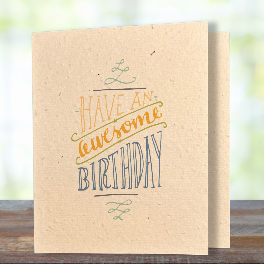 Birthday | Plantable Wild Flower Greeting Card