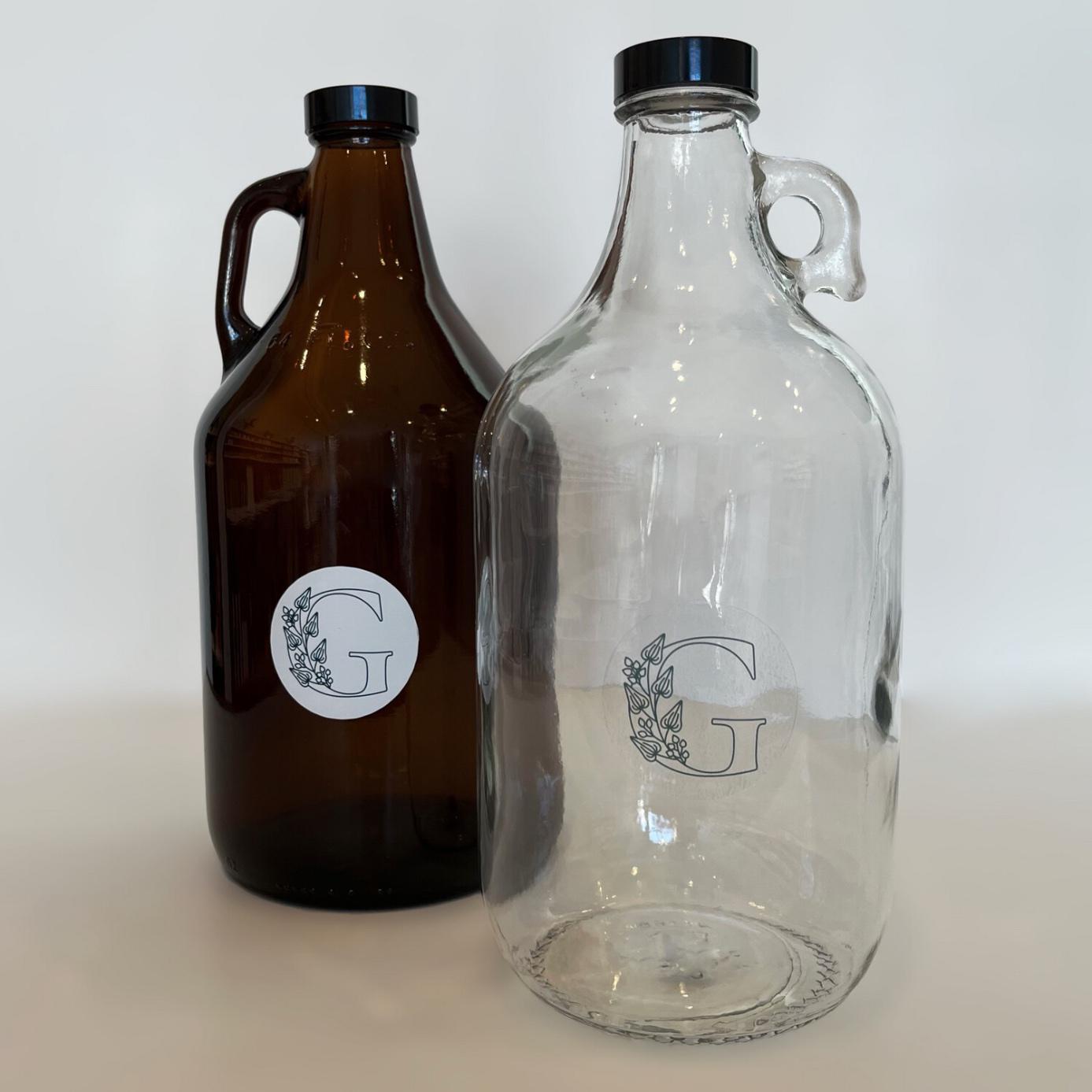 Glass 1/2 Gallon Jug - Greenbriar Market + Refillery