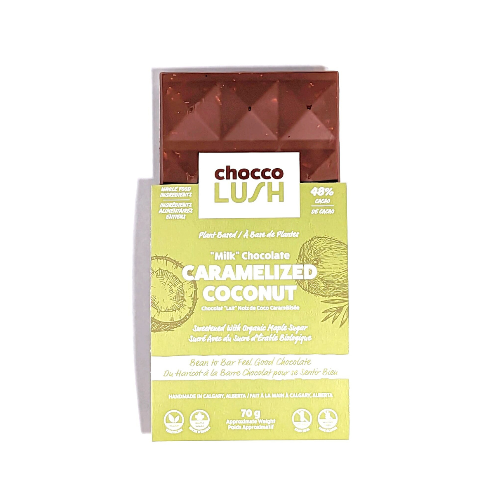 “Milk” Chocolate | Caramelized Coconut - Greenbriar Market + Refillery