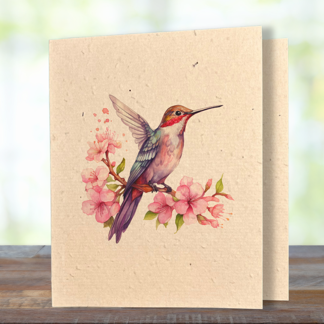 Hummingbirds | Plantable Wild Flower Greeting Card