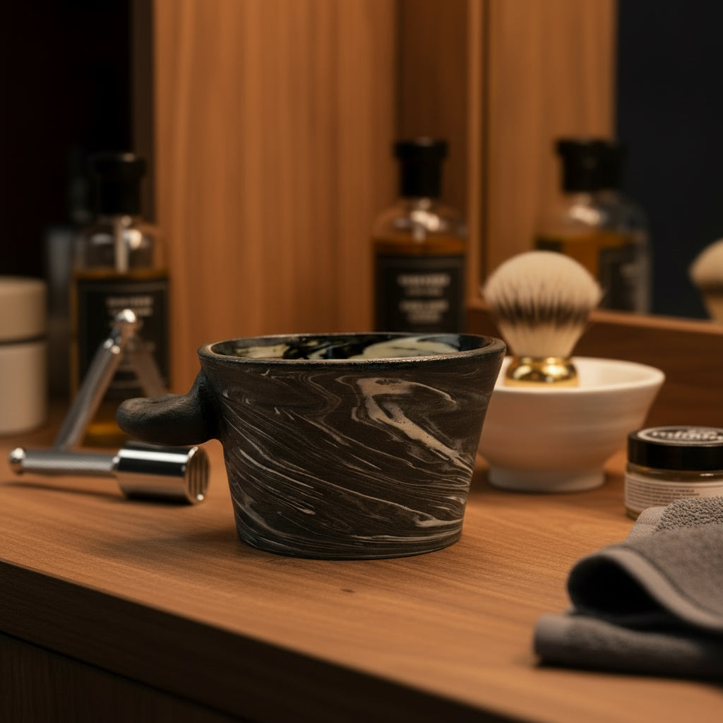 Ceramic Shaving Cream Bowl - Greenbriar Market + Refillery
