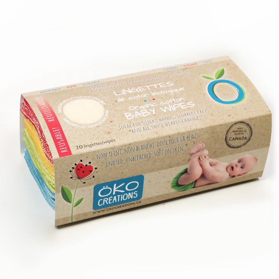 Organic Cotton Baby Wipes | 20 Pack