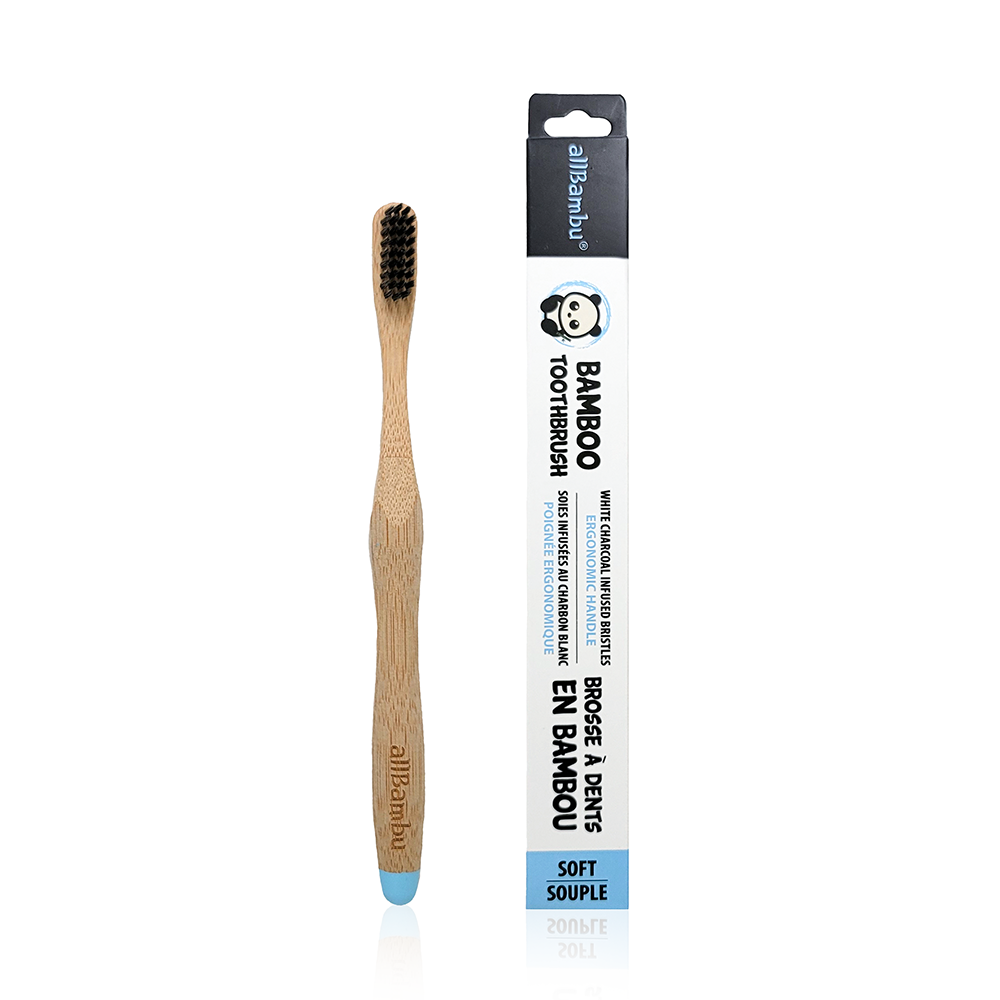 Bamboo Toothbrush | Medium - Greenbriar Market + Refillery