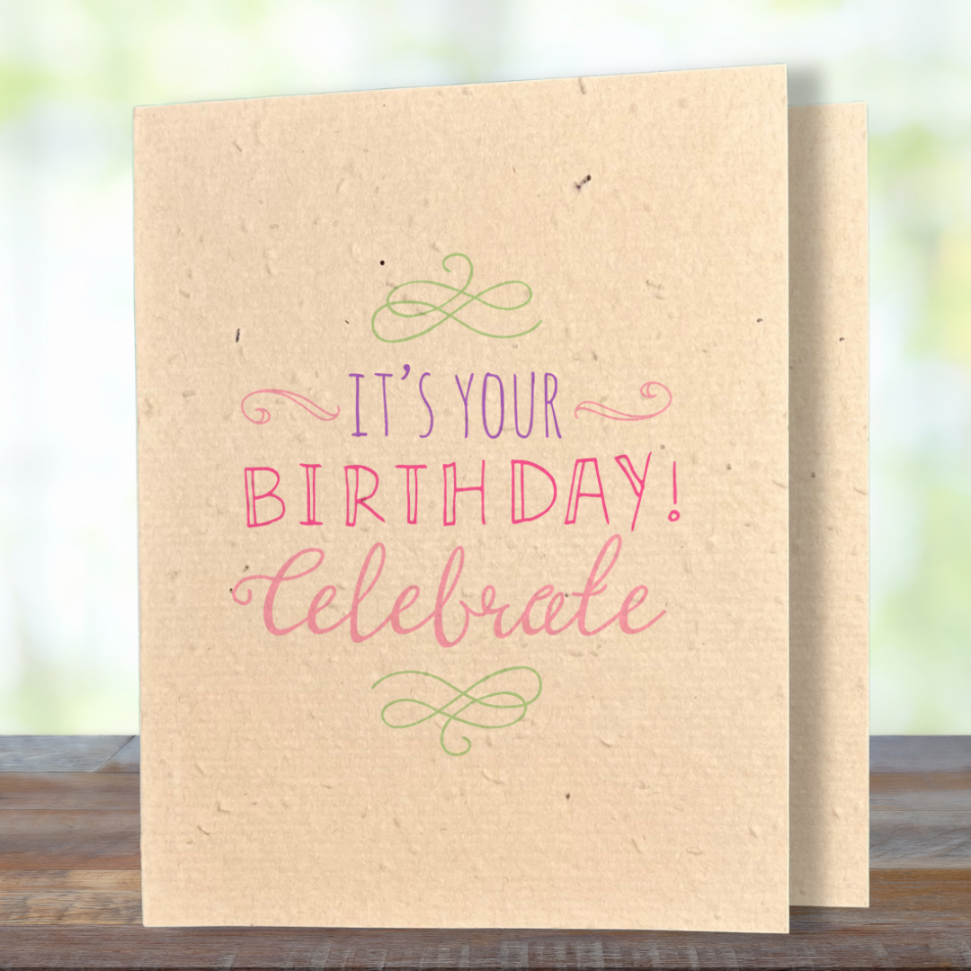 Birthday | Plantable Wild Flower Greeting Card