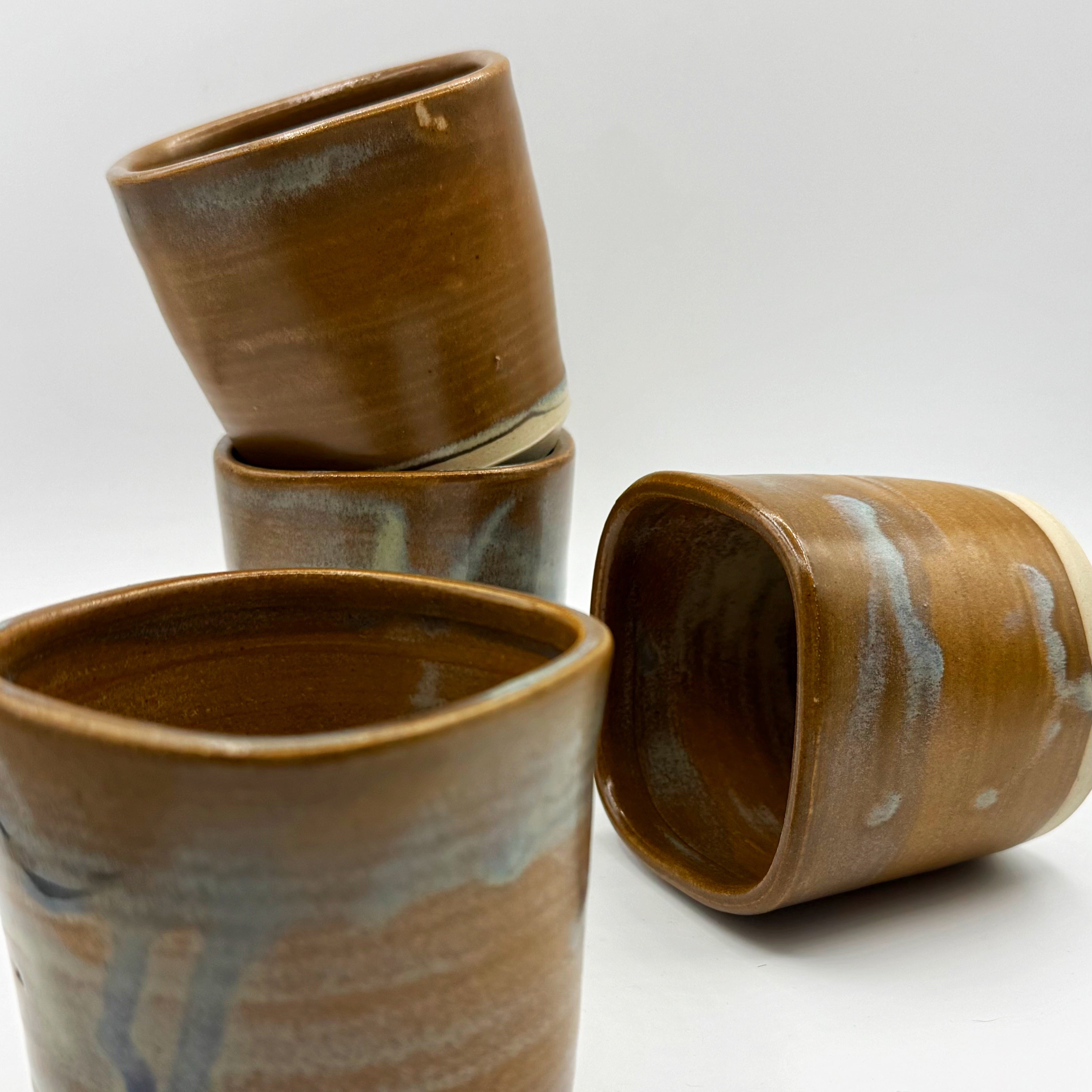 Ceramic Water Cup | Set of 4 - Greenbriar Market + Refillery