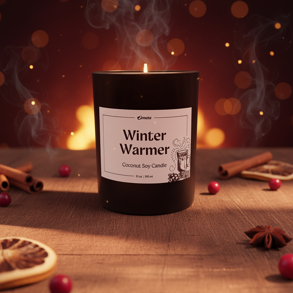 Ornata Coconut Soy Candle Winter Warmer