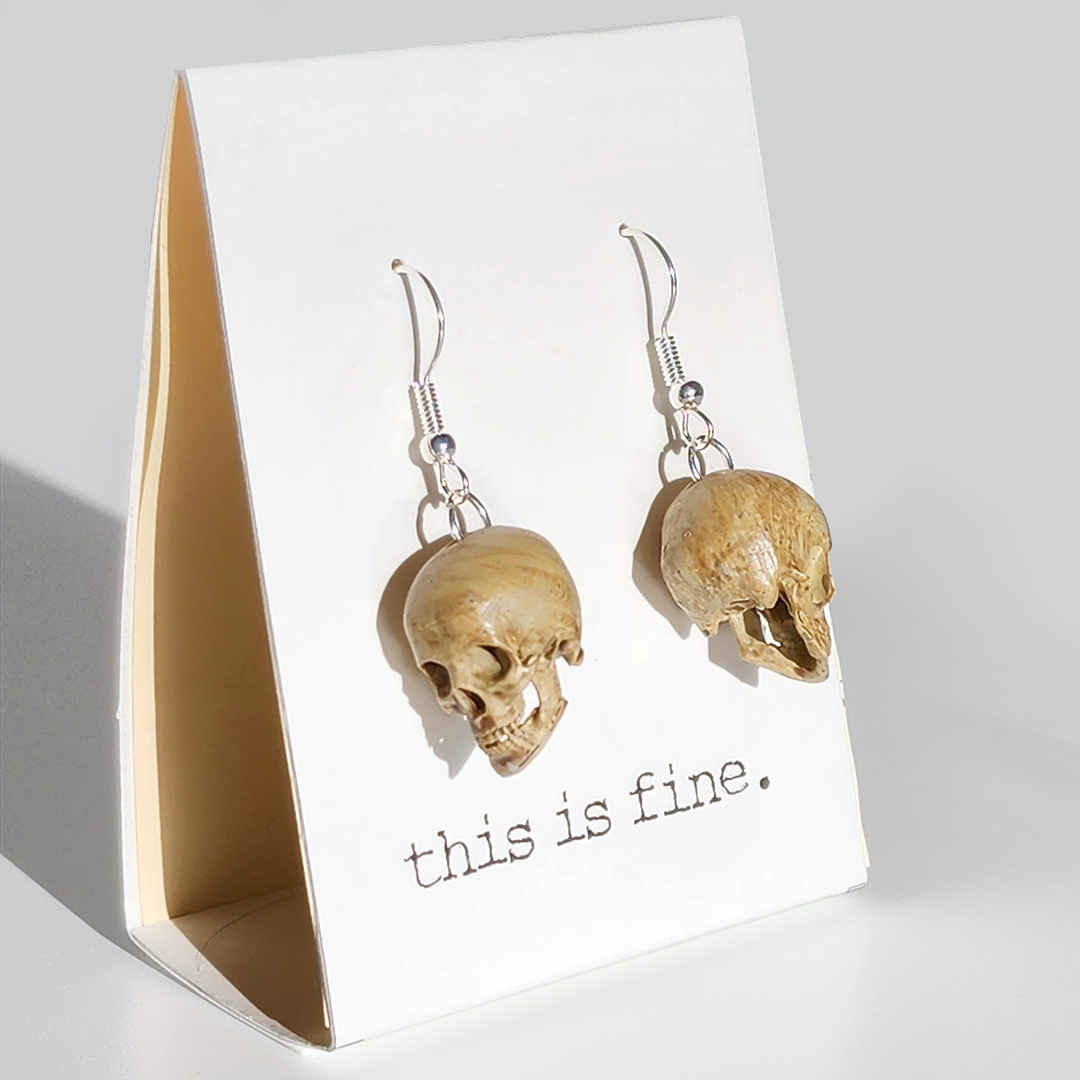 Earrings | 💀 I'm Deceased - Greenbriar Market + Refillery