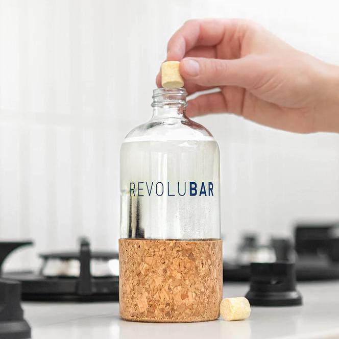 Glass Spray Bottle with Cork Base