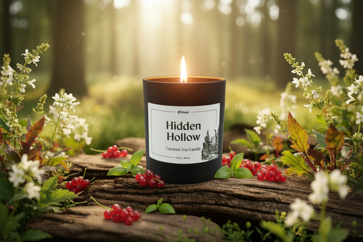 Coconut Soy Candle | Hidden Hollow - Greenbriar Market + Refillery