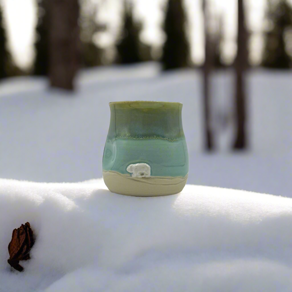 Laura Drysdale Ceramics Ceramic Tumbler The Polar Bear
