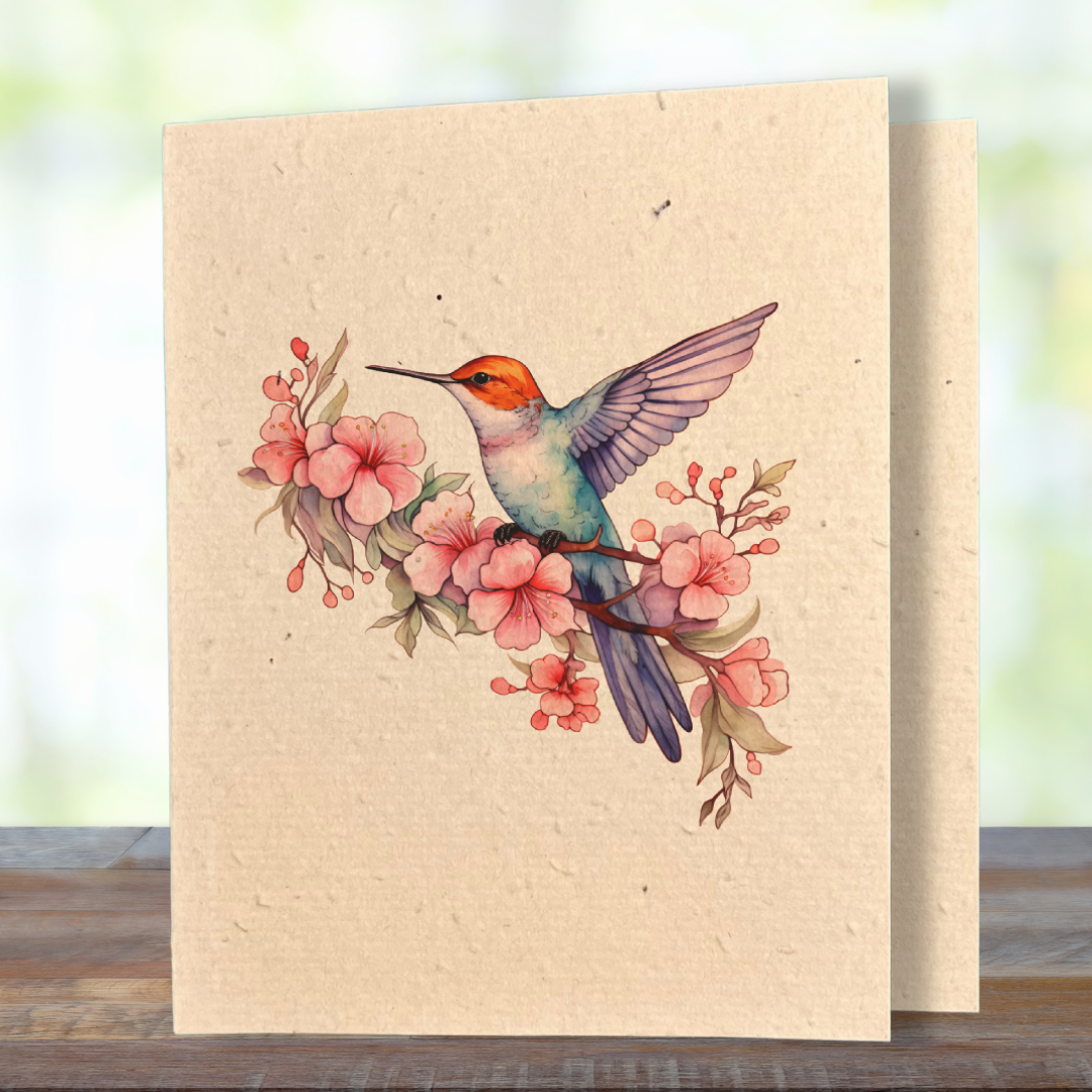 Hummingbirds | Plantable Wild Flower Greeting Card