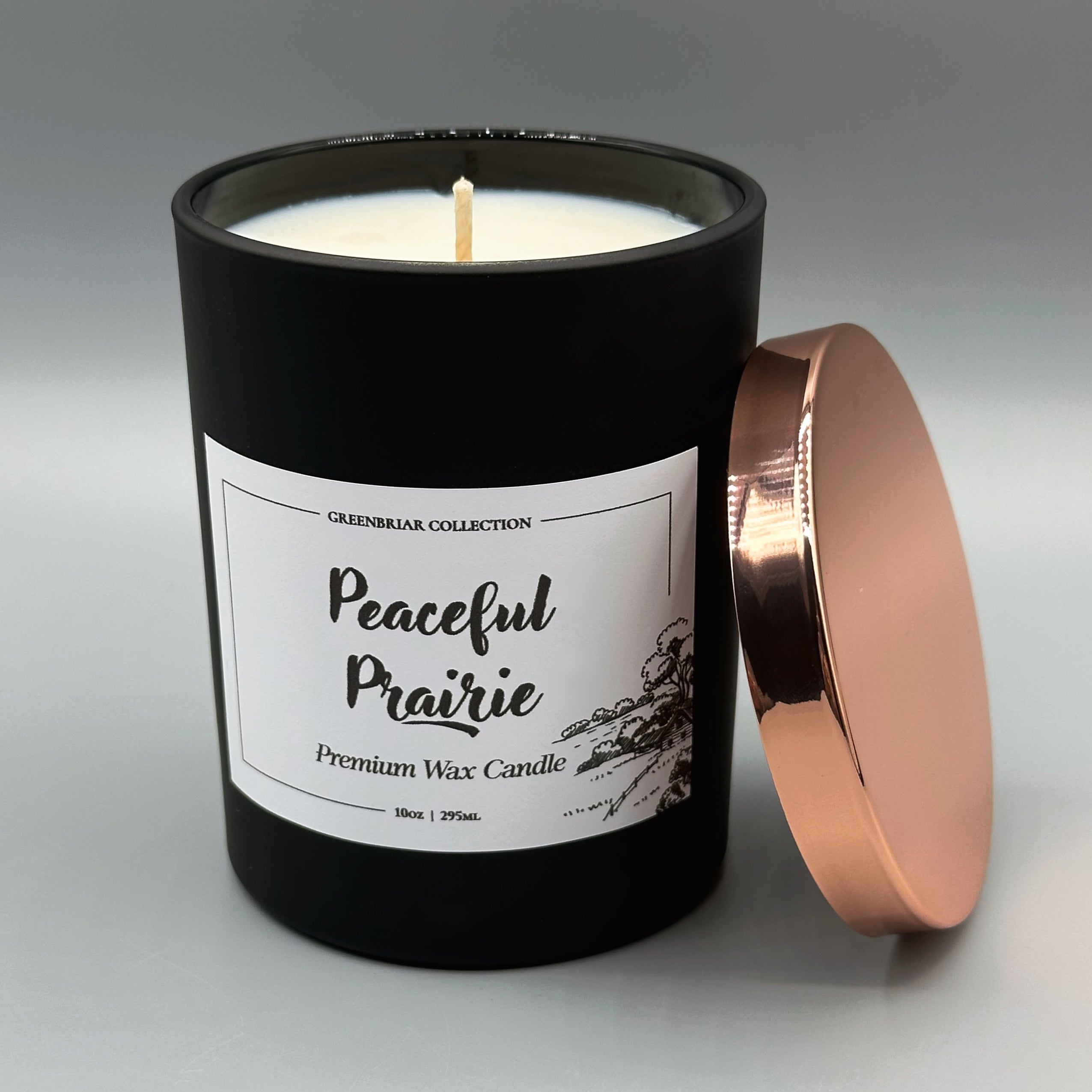 Premium Wax Candle | Peaceful Prairie - Greenbriar Market + Refillery