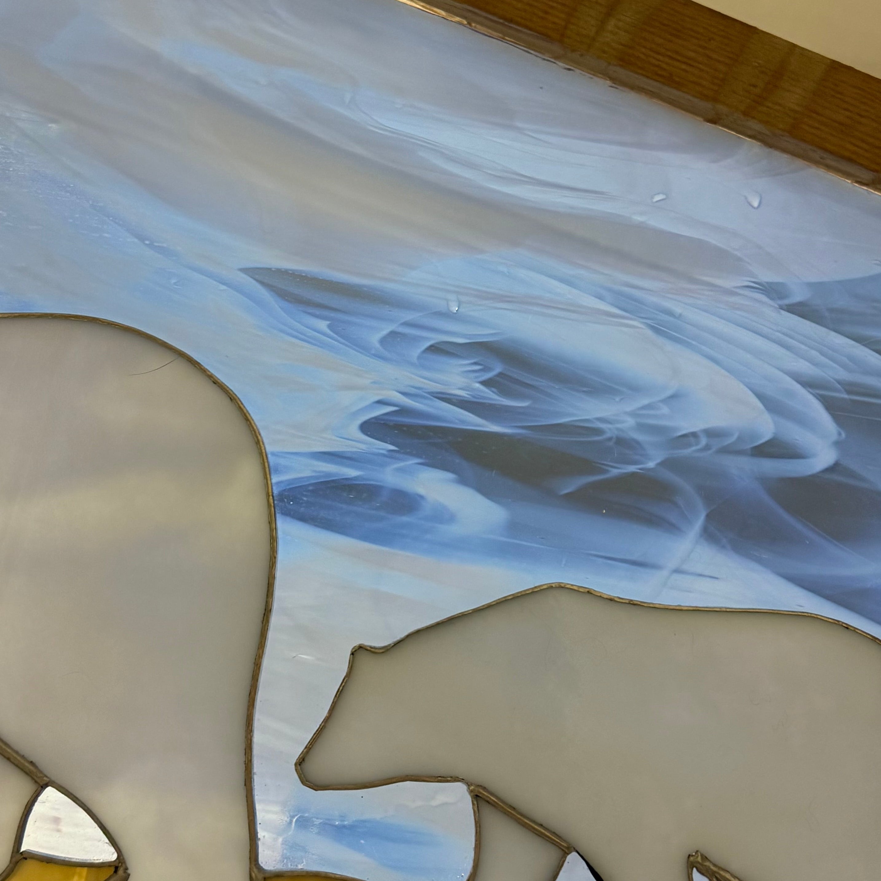 Stained Glass | Snowshoe Bears - Greenbriar Market + Refillery