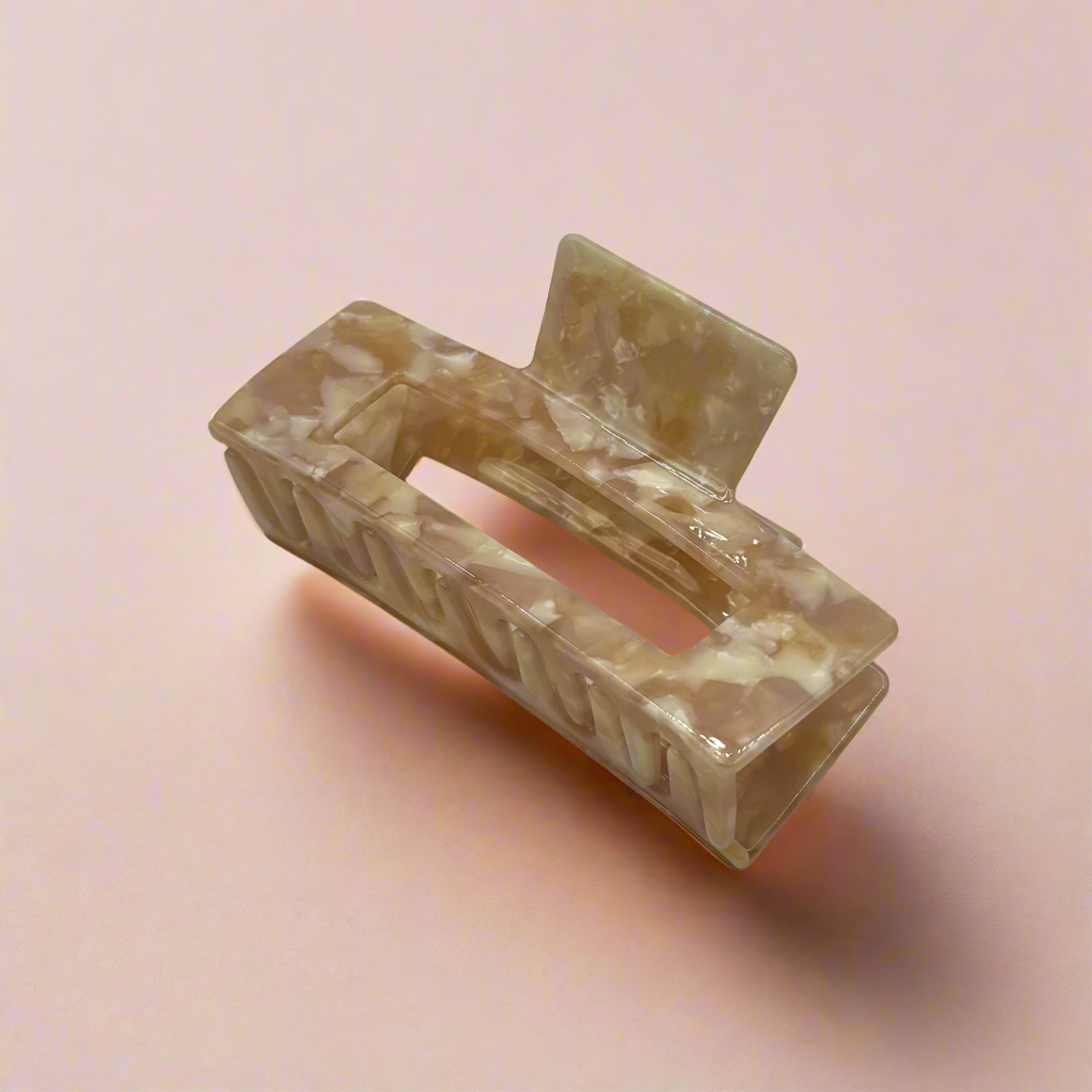 Rory | Large Rectangular Hair Clip - Greenbriar Market + Refillery