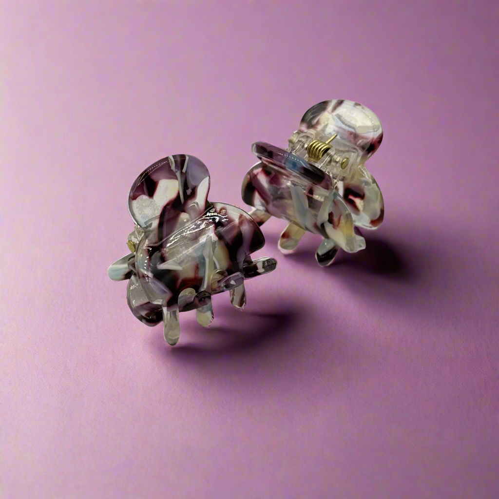 Pippa | Mini Rounded Hair Clip - Greenbriar Market + Refillery