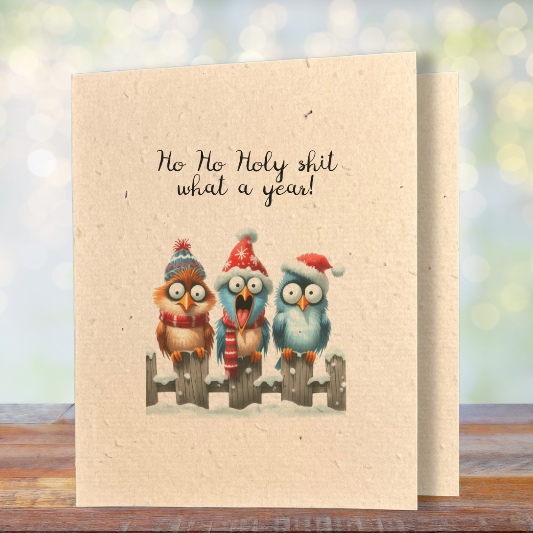 Christmas Greeting Card | Plantable Wild Flower Seed Paper - Greenbriar Market + Refillery