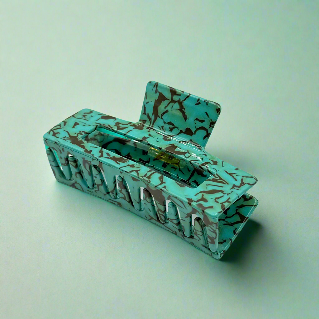 Rory | Large Rectangular Hair Clip - Greenbriar Market + Refillery