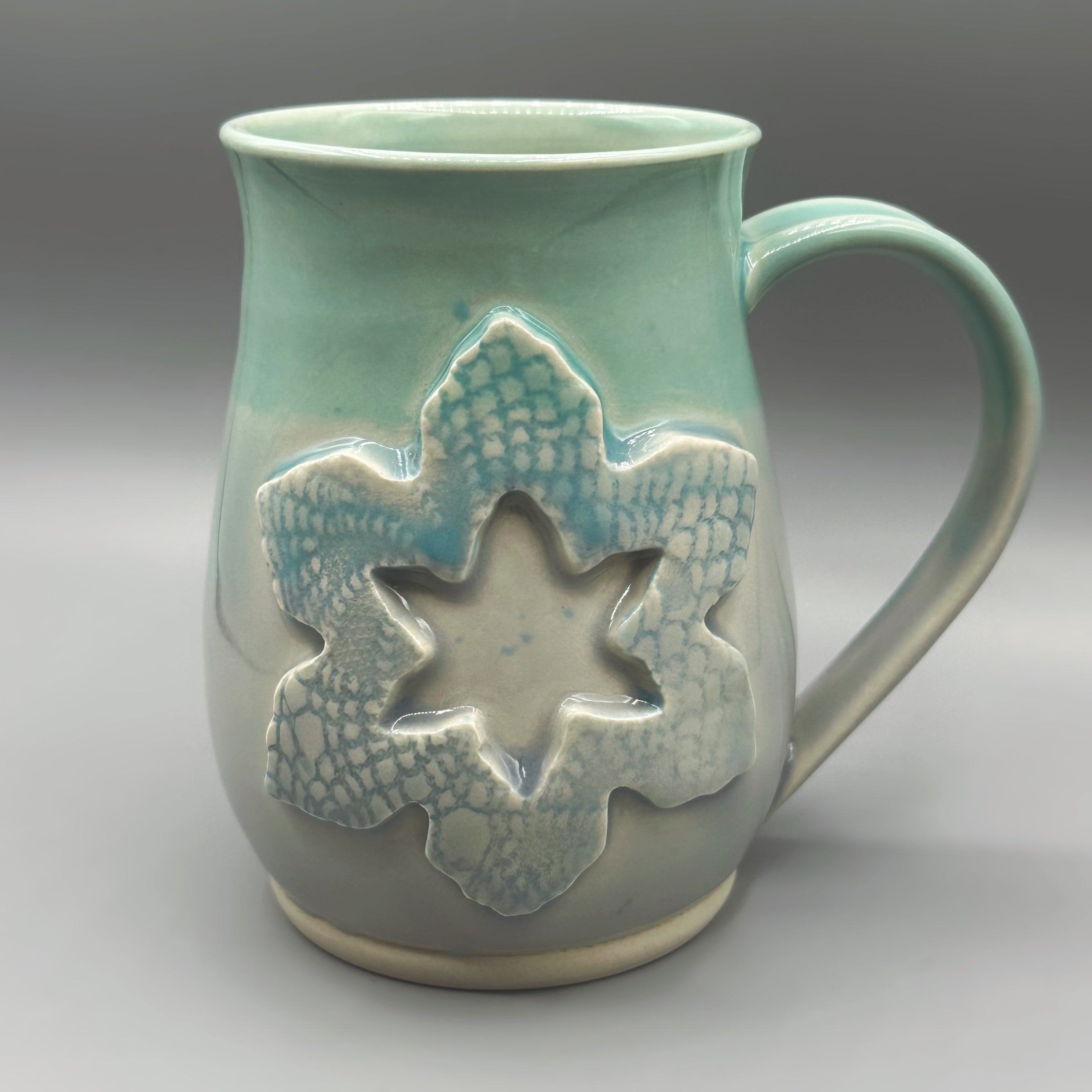 Ceramic Mug | X-Large | Snowflakes