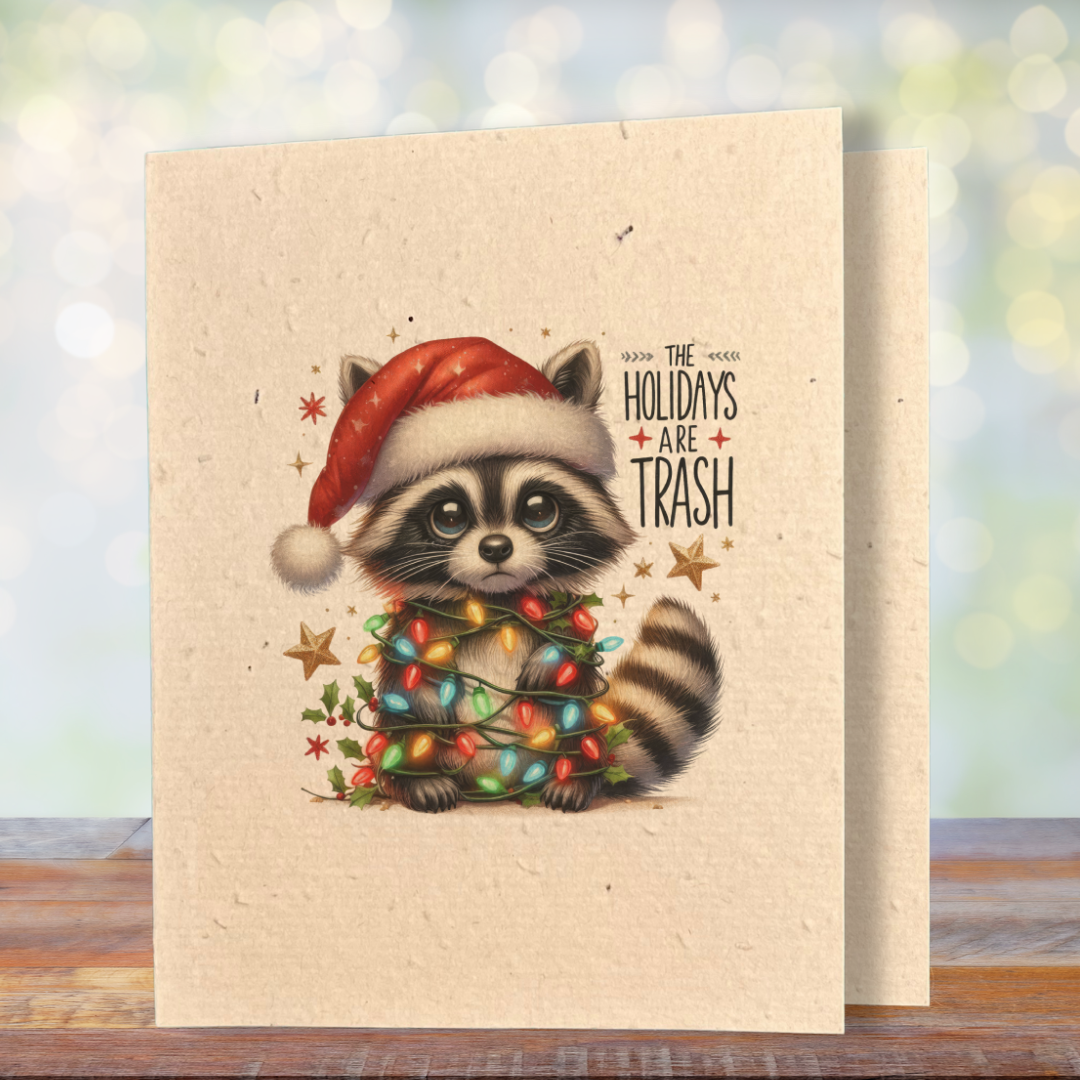 Christmas Greeting Card | Plantable Wild Flower Seed Paper - Greenbriar Market + Refillery