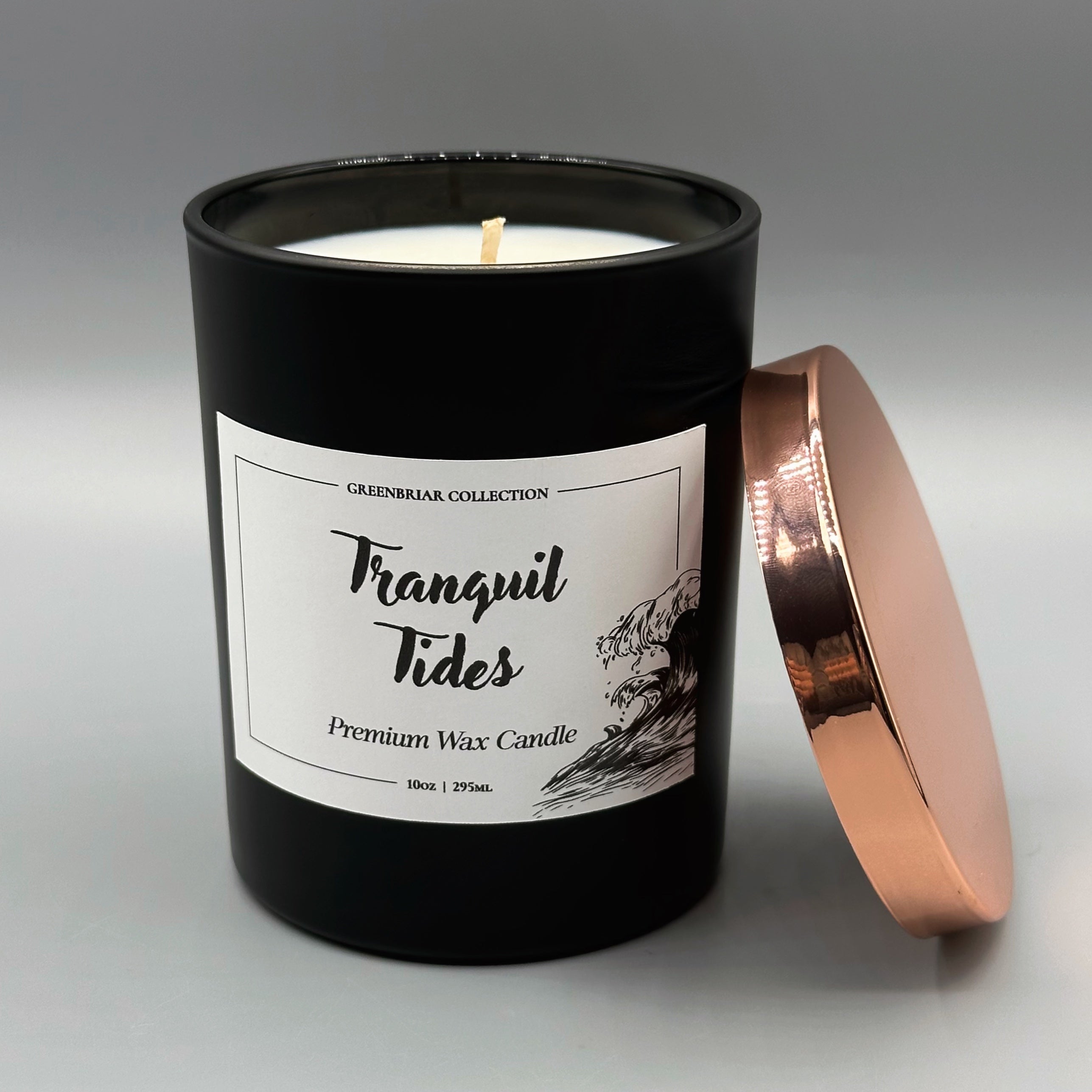 Premium Wax Candle | Tranquil Tides - Greenbriar Market + Refillery