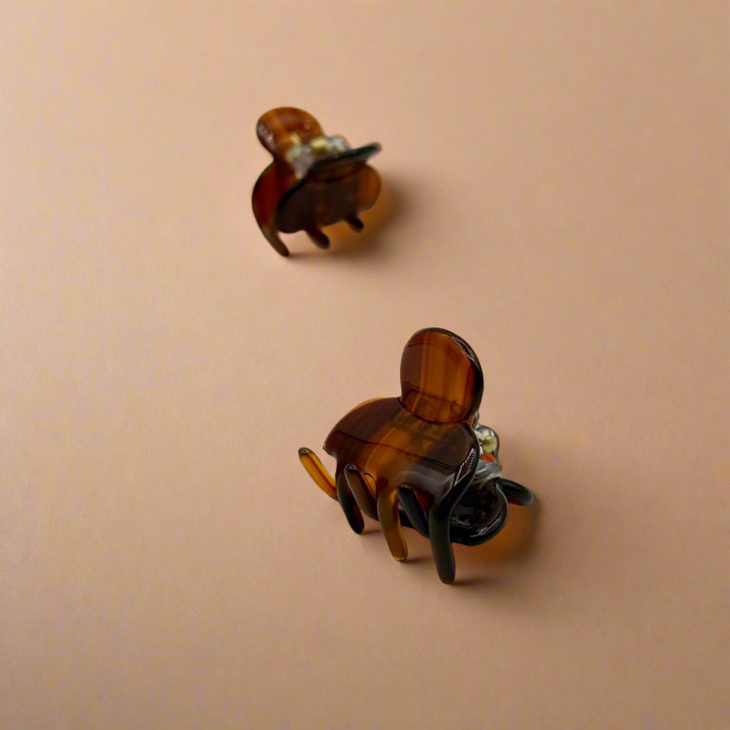 Pippa | Mini Rounded Hair Clip - Greenbriar Market + Refillery