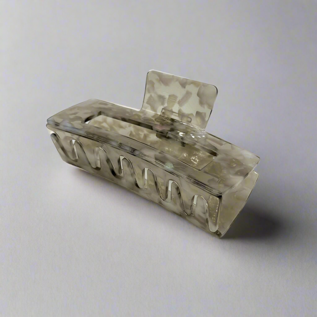 Lorelai | XL Rectangular Hair Clip - Greenbriar Market + Refillery