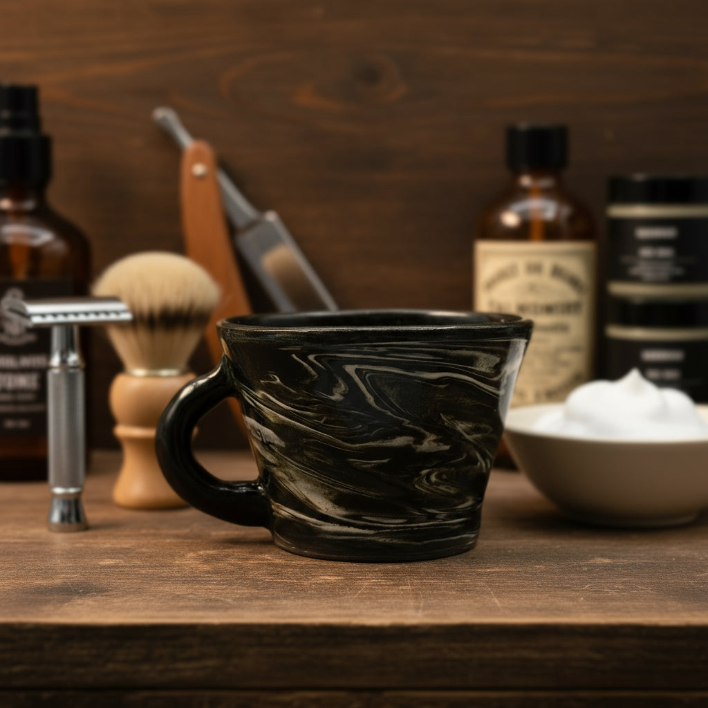 Ceramic Shaving Cream Bowl - Greenbriar Market + Refillery