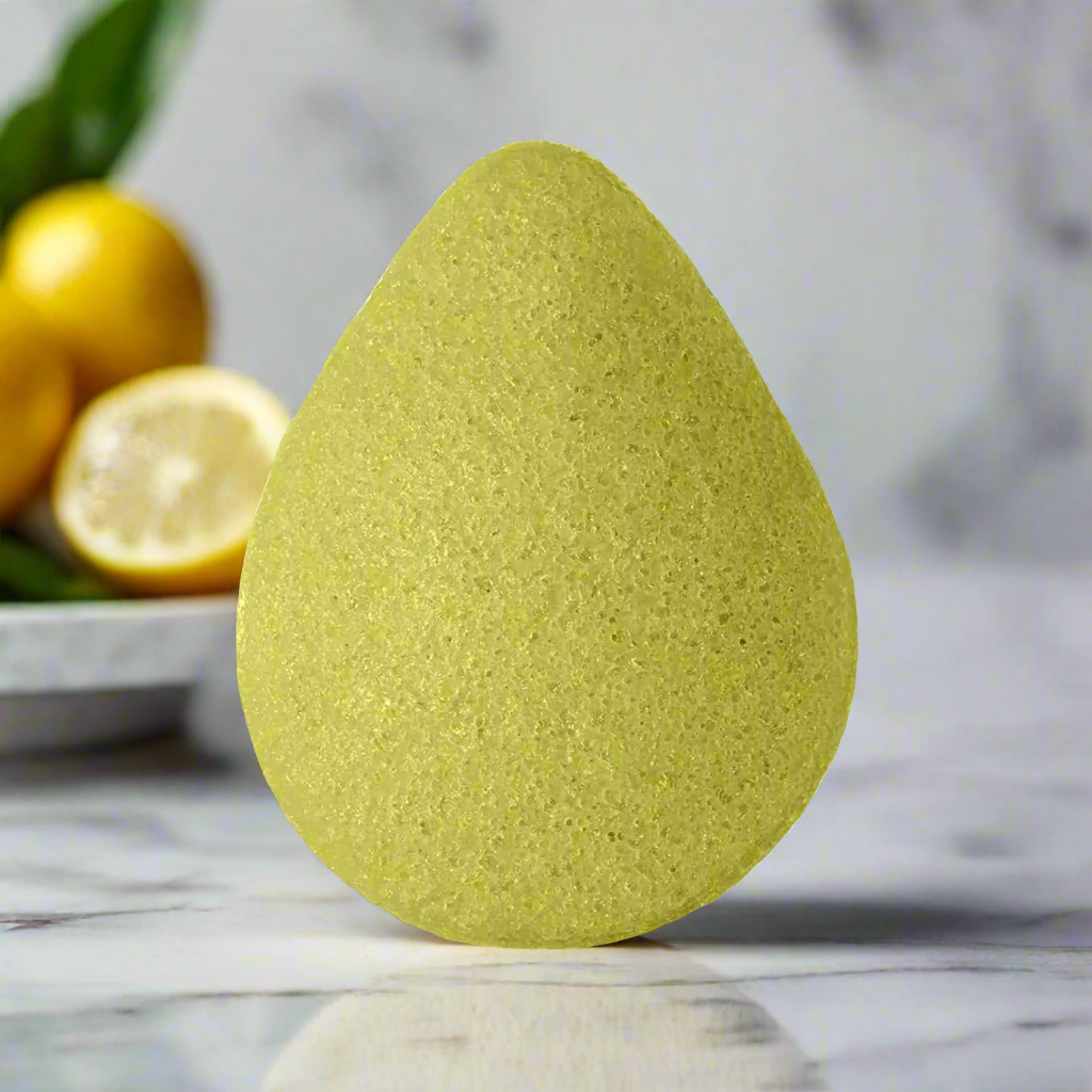 Aspera Cleanse + Brighten Lemon Infused Konjac Sponge