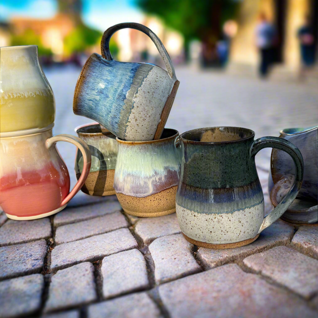 Ceramic Mug | Medium | Colours - Greenbriar Market + Refillery
