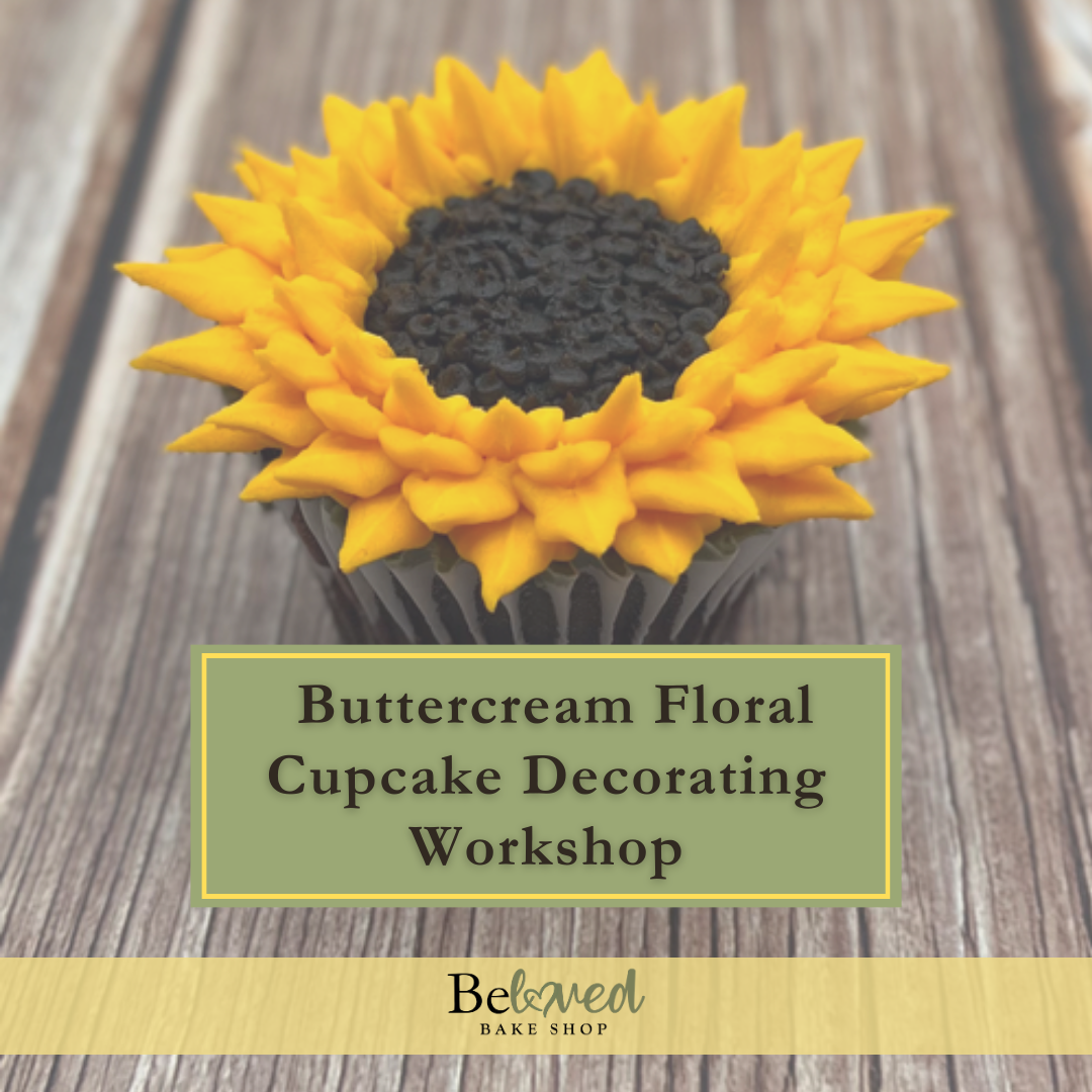 Buttercream Sunflower Cupcake Decorating Workshop | May 29
