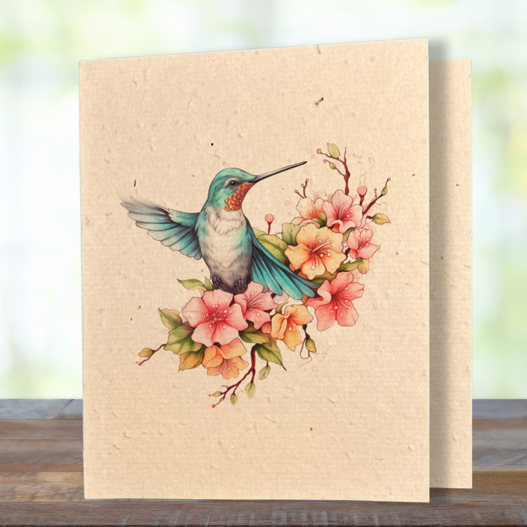 Hummingbirds | Plantable Wild Flower Greeting Card