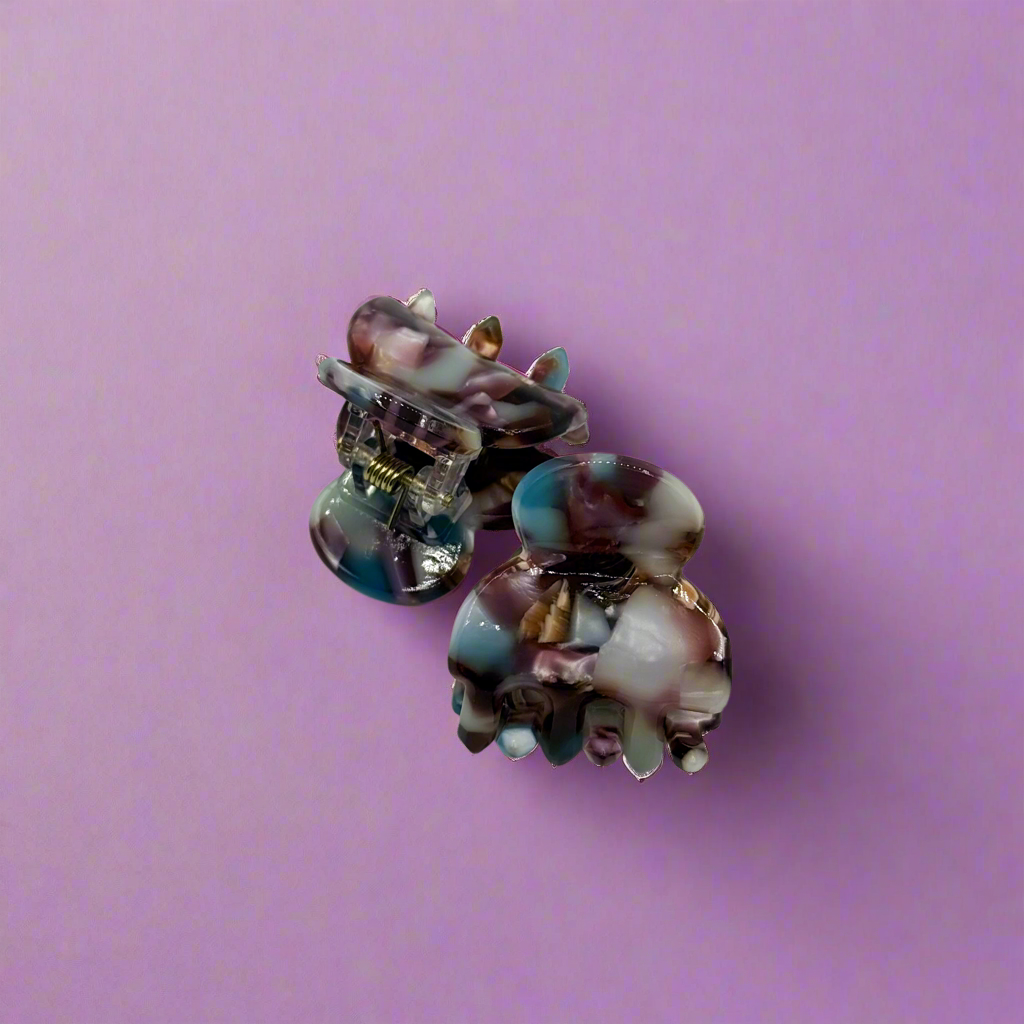 Pippa | Mini Rounded Hair Clip - Greenbriar Market + Refillery