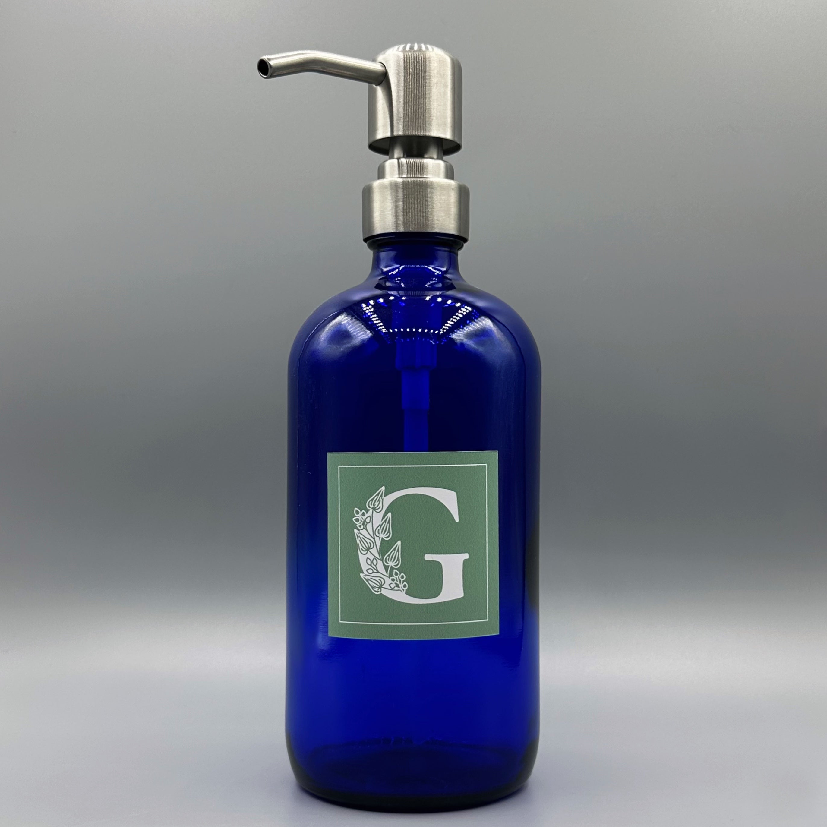 Glass Pump Bottle