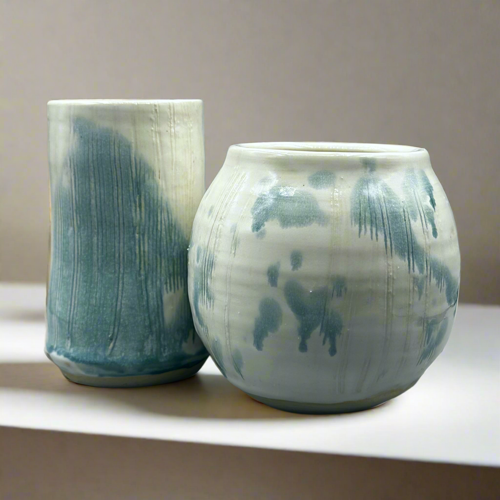 Cloudy Skies | Small Ceramic Vase