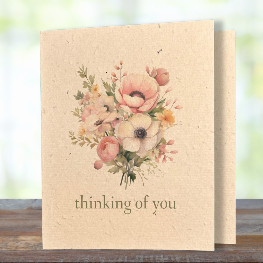 Thinking of You | Plantable Wild Flower Greeting Card - Greenbriar Market + Refillery