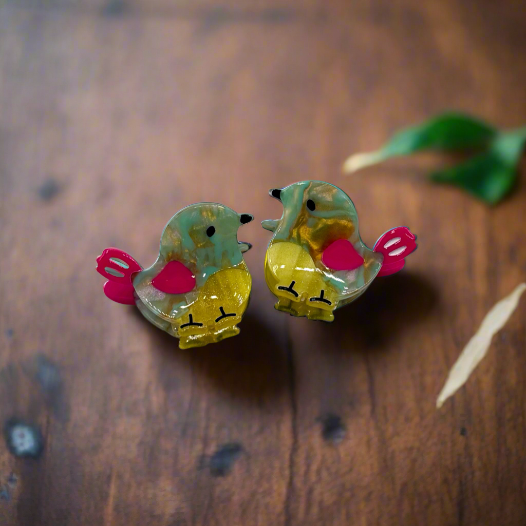 Wrennie | Mini Bird Hair Clip - Greenbriar Market + Refillery