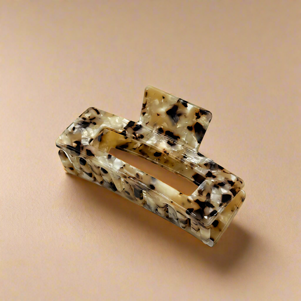 Rory | Large Rectangular Hair Clip - Greenbriar Market + Refillery