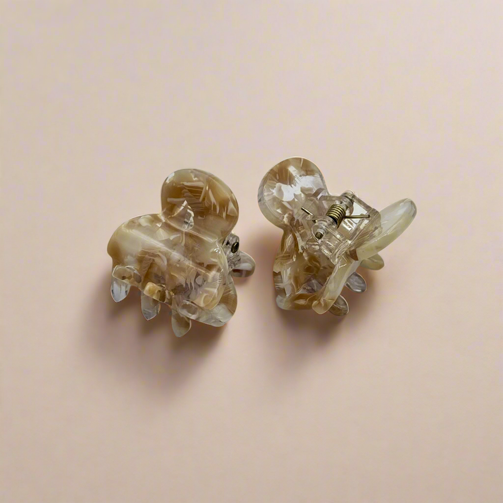 Pippa | Mini Rounded Hair Clip - Greenbriar Market + Refillery