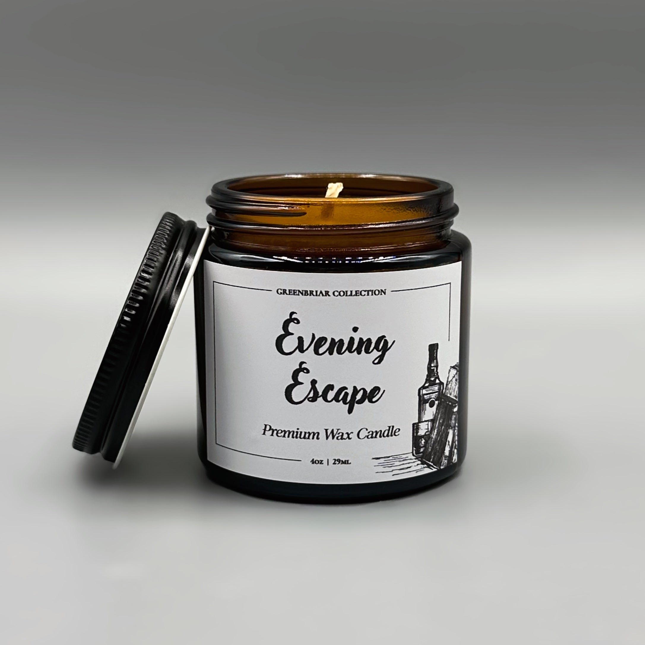 Premium Wax Candle | Evening Escape - Greenbriar Market + Refillery