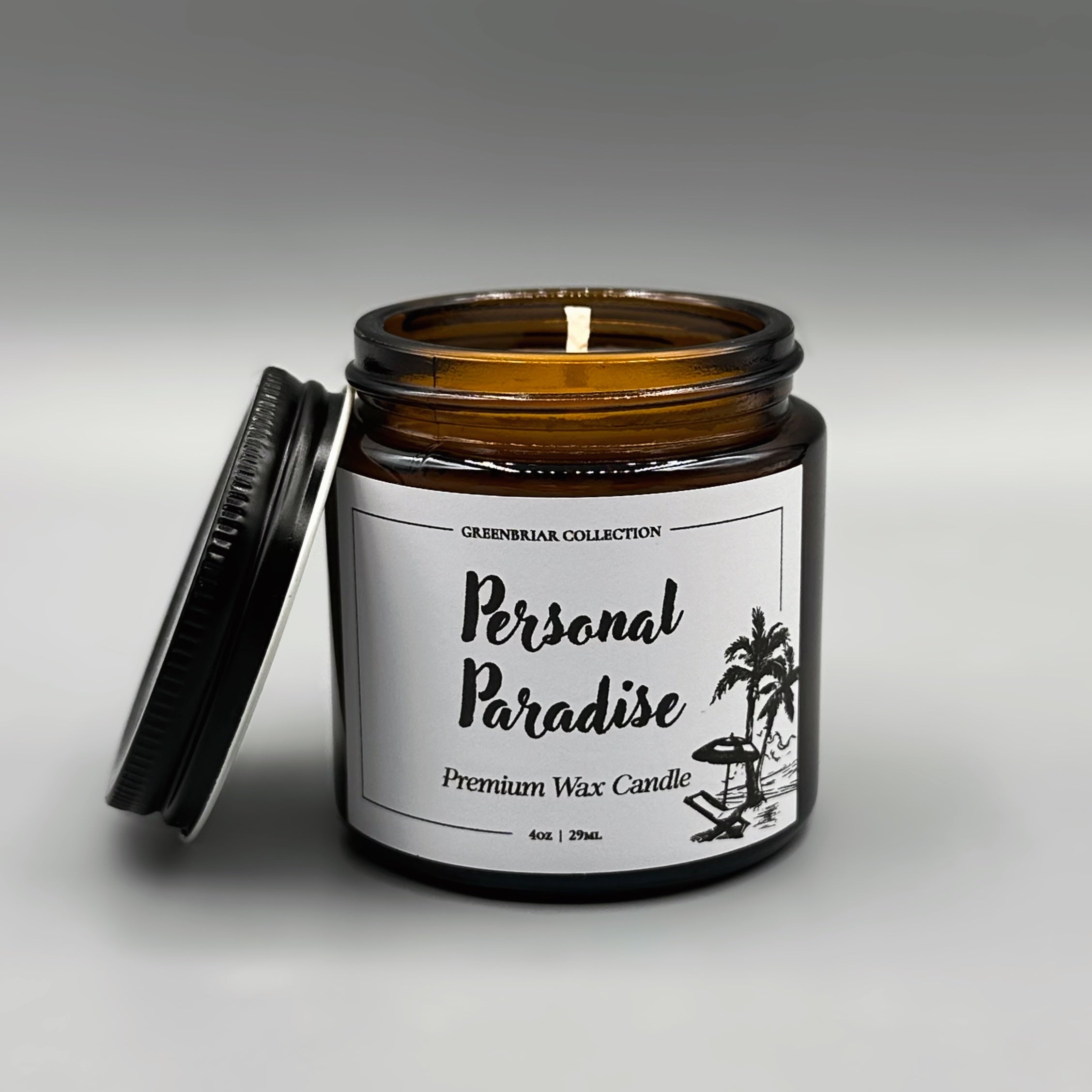 Premium Wax Candle | Personal Paradise - Greenbriar Market + Refillery