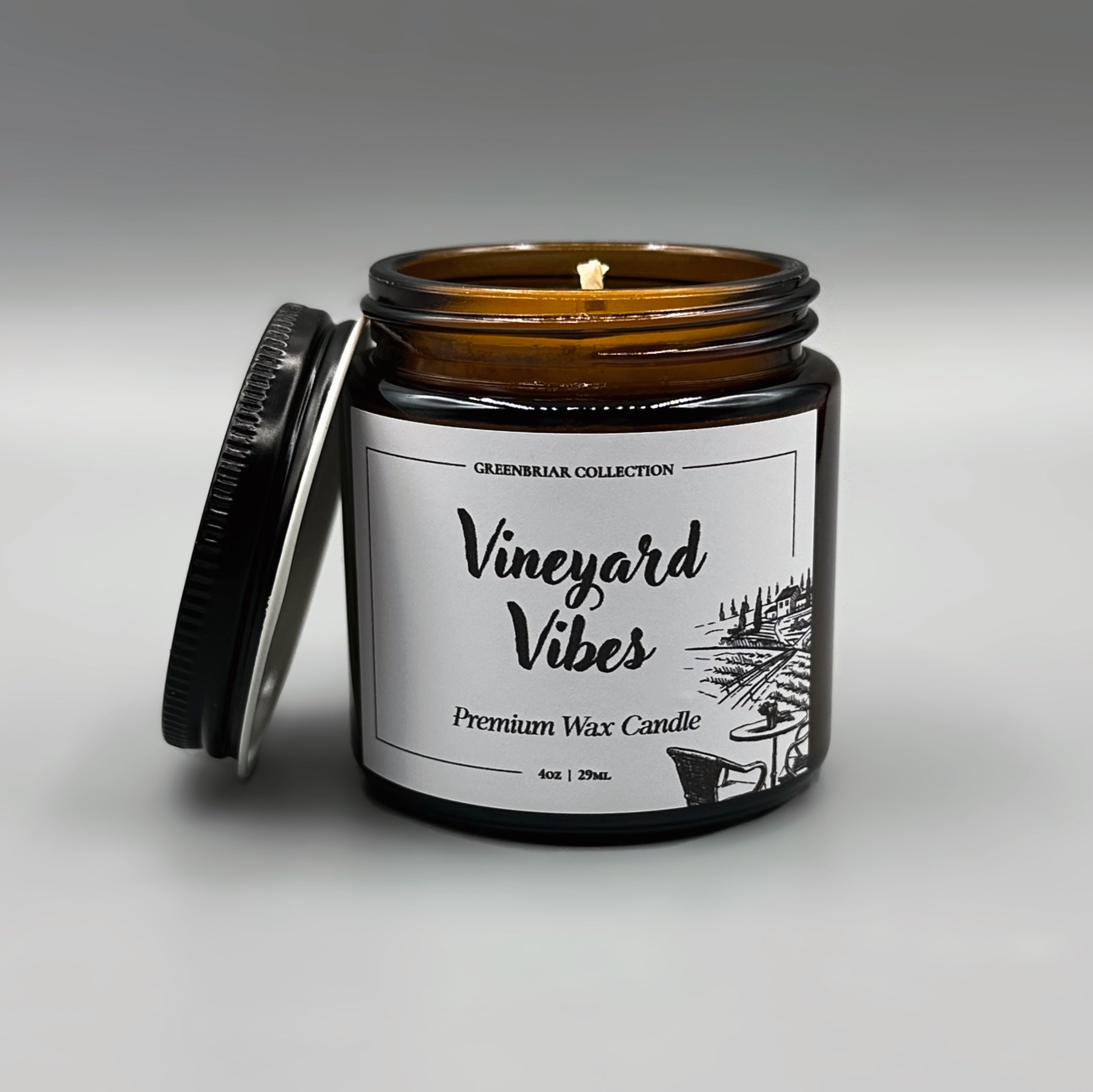 Premium Wax Candle | Vineyard Vibes