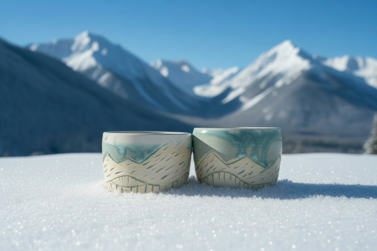 Frosty Mountains | Ceramic Mug - Greenbriar Market + Refillery