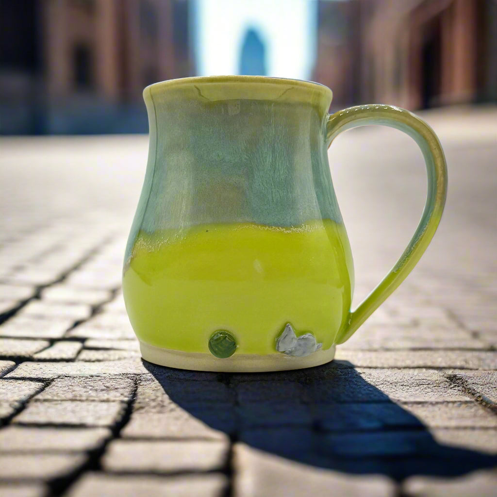 Laura Drysdale Ceramics Ceramic Mug Yarn Cats