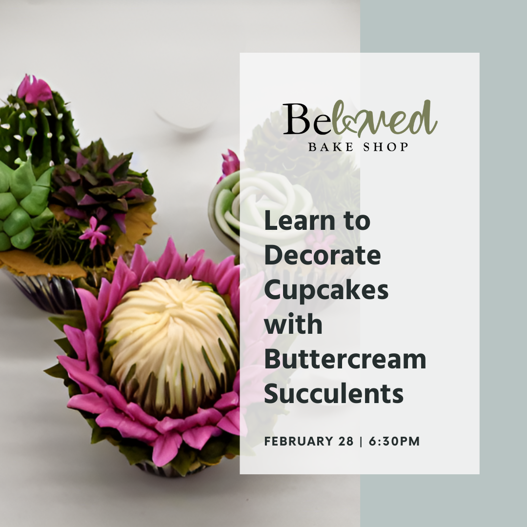 Buttercream Cupcake Decorating Workshop | Feb 28