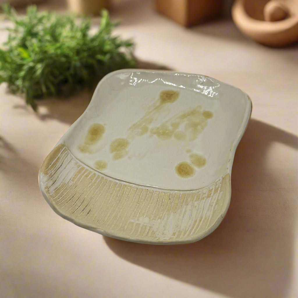 Seto Pottery Golden Prairies & Peaks Dish