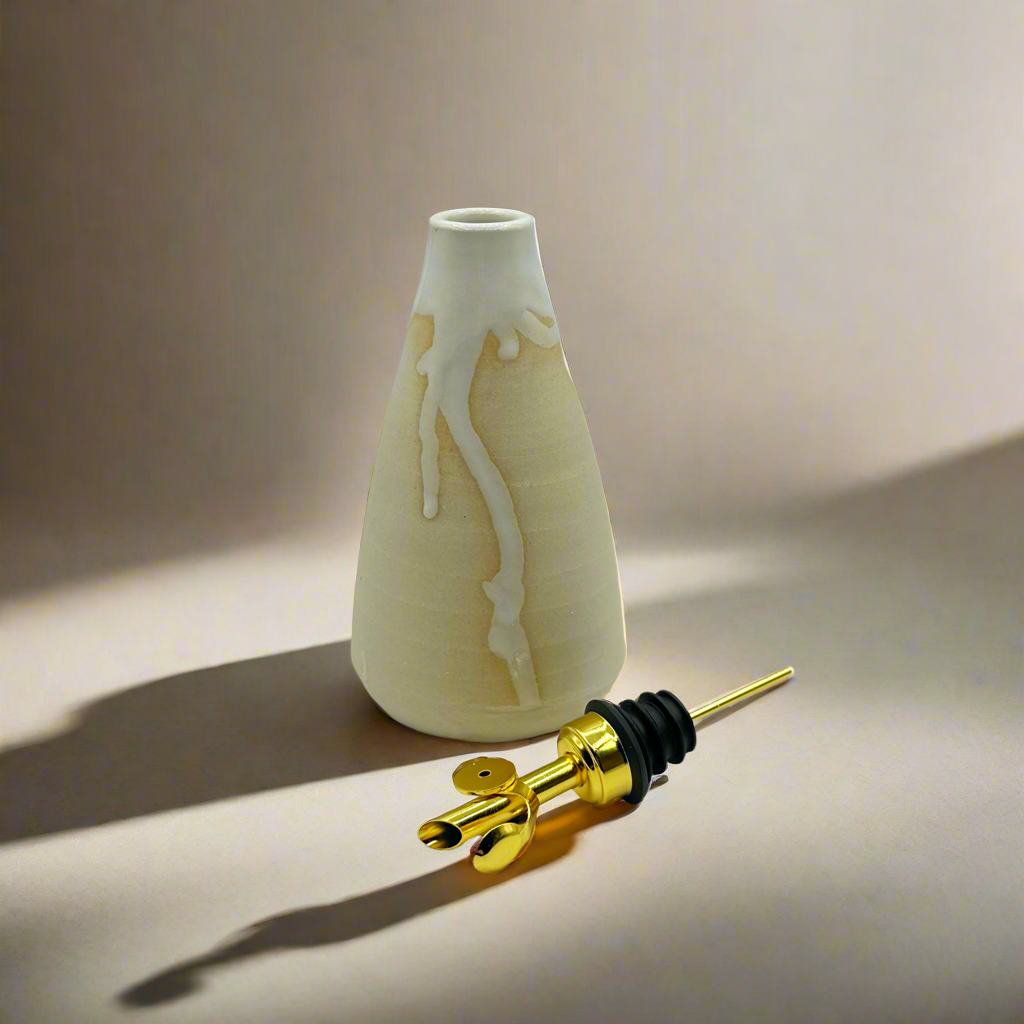 Seto Pottery Spilled Milk Small Ceramic Cruet