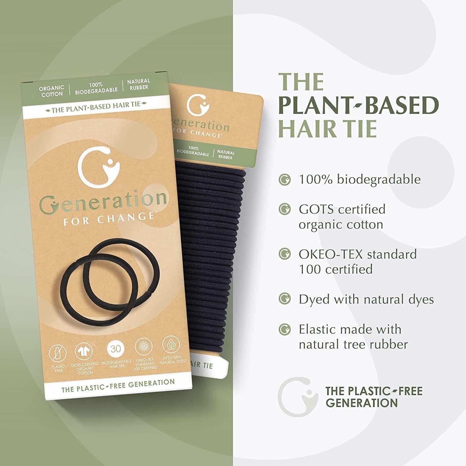 Plant Based Hair Ties - Greenbriar Market + Refillery